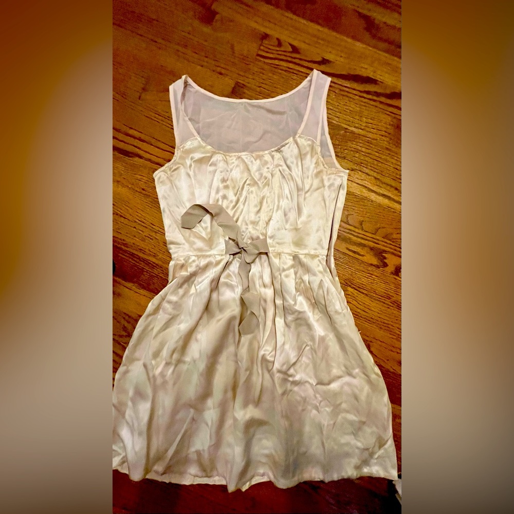 J.crew Gold mini dress